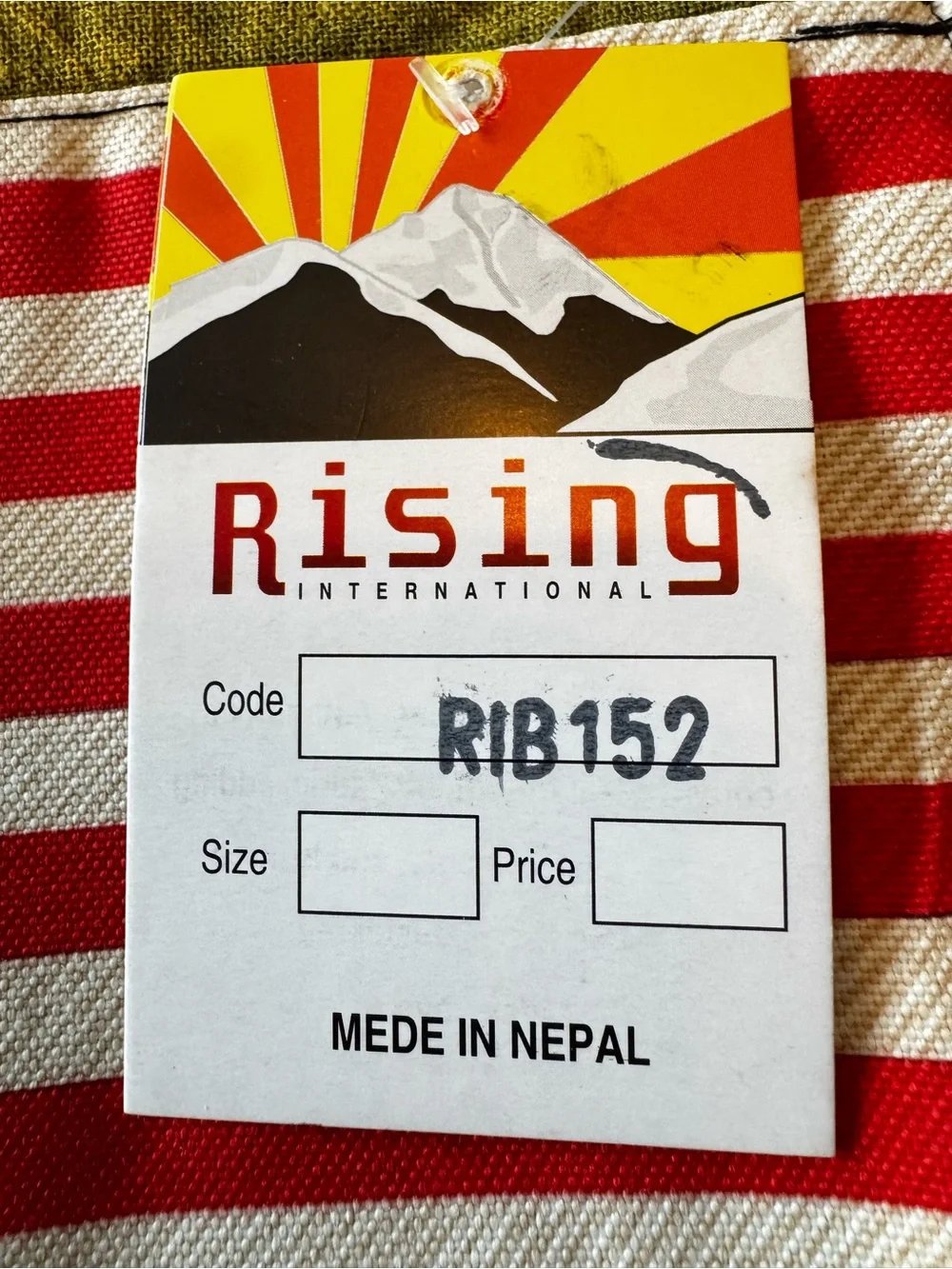 Rising International American Flag Tie Dye Crossbody RIB152 Made in Nepal NWT